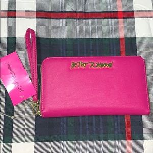 Fushia Betsey Johnson Wallet